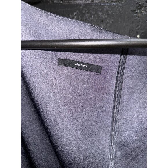 Alex Perry Satin Crepe Corset Column Gown - Picture 4 of 5